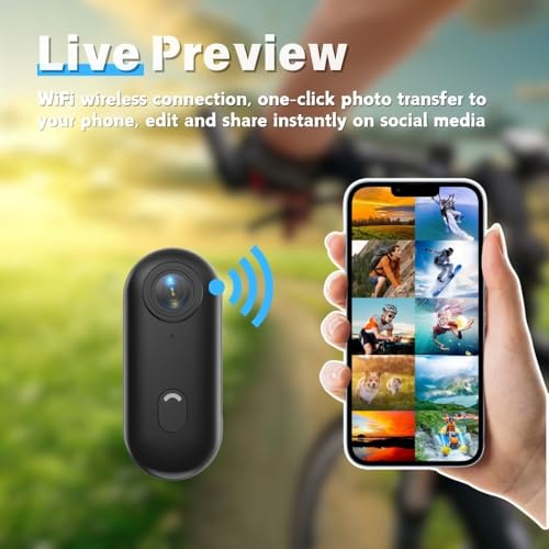 SHPTDJTIC 128G 4K Body Camera, Thumb Size Cam,Wearable Camera with 360°Rotatable Clip & Magnetic Clip,120 Minutes for Recording,Take for Lecture, Traveling,Pet Walking,Outdoors Activities (4k-B-128G) - Image 5
