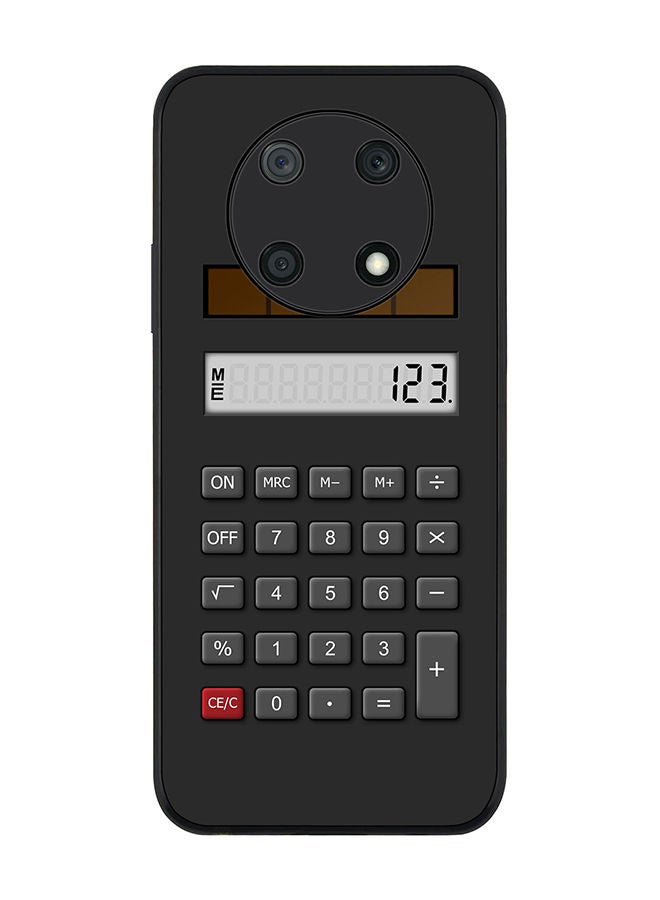 Stylizedd Rugged Black edge case for Huawei nova Y90 Slim fit Soft Case Flexible Rubber Edges Anti Drop TPU Gel Thin Cover - Calc (Black) - Image 1