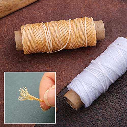BUTUZE 660 Yards Leather Sewing Waxed Thread - 150D 55Yards Per Spool Stitching Thread for Craft DIY, Bookbinding, Shoe Repairing, Leather Sewing - Image 4