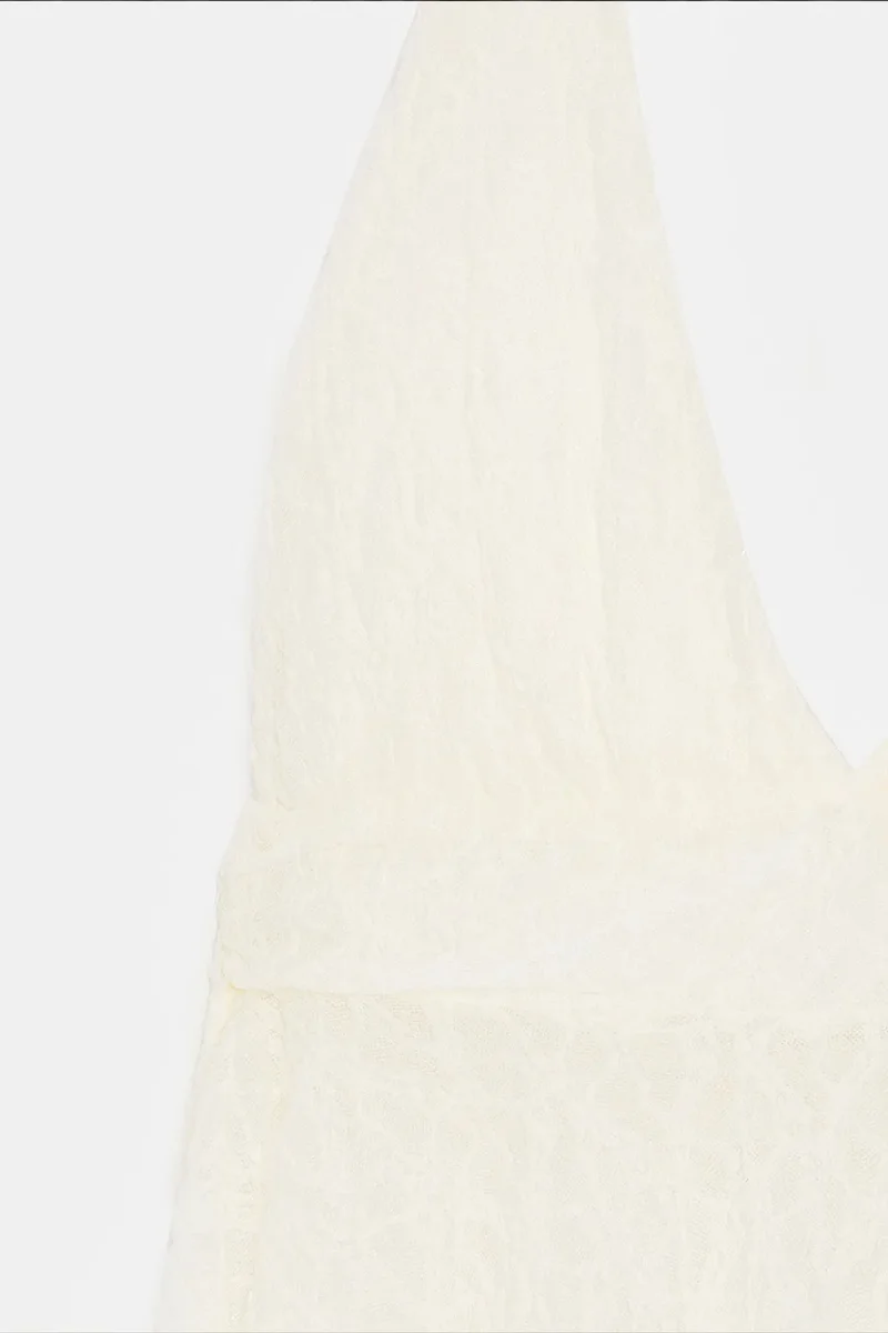 Dilvin Dusty White DILVIN Women’s Polyamide Elastane Blouse for Women | Best Price UAE