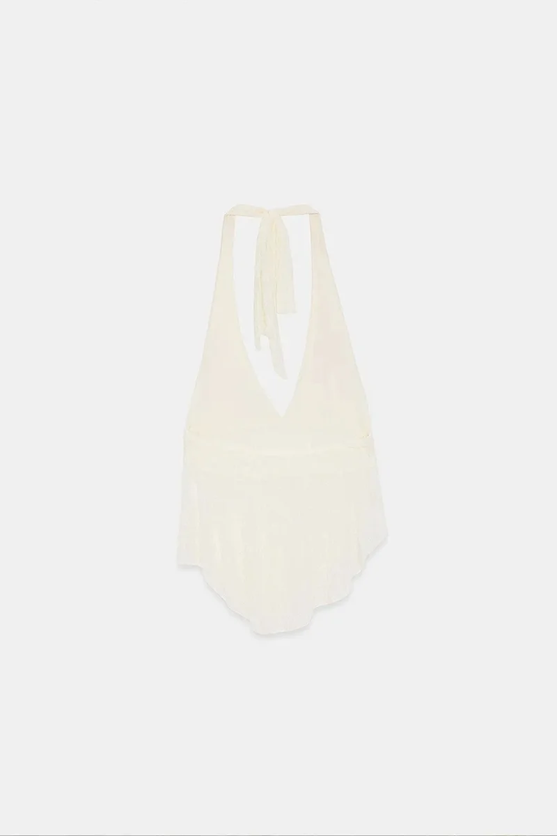 Dilvin Dusty White DILVIN Women’s Polyamide Elastane Blouse for Women | Best Price UAE