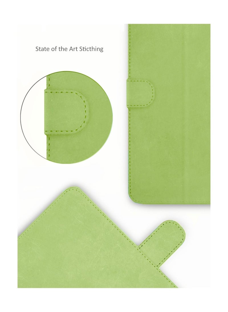 اوميكر حافظة جلدية ذكية عالية الجودة مع حامل مغناطيسي لهاتف Honor Pad X8 / Pad X8 Lite 9.7 بوصة 2022 النعناع الأخضر - Image 5