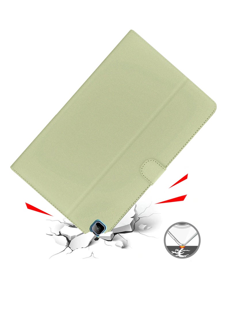 اوميكر حافظة جلدية ذكية عالية الجودة مع حامل مغناطيسي لهاتف Honor Pad X8 / Pad X8 Lite 9.7 بوصة 2022 النعناع الأخضر - Image 2