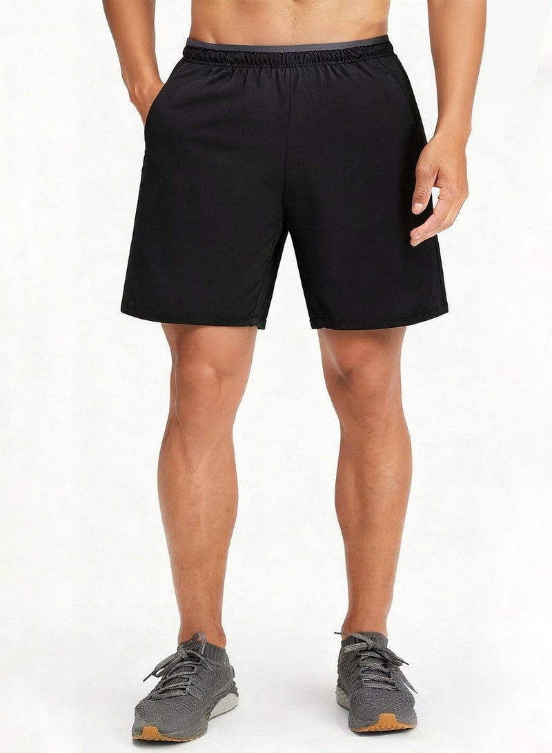 QUASER Men's Athletic Shorts,5'' Lightweight Quick Dry Running Sports Knit Athletic Gym Shorts with Pockets - Image 1