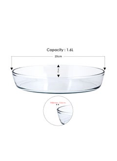 AIWANTO Glass Oval Shape Serving Dish  - Image 3