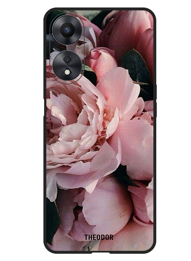 Theodor Protective Case Anti Scratch Shock Proof Bumper Cover For Oppo A1 5G Flowers 1 - Image 1
