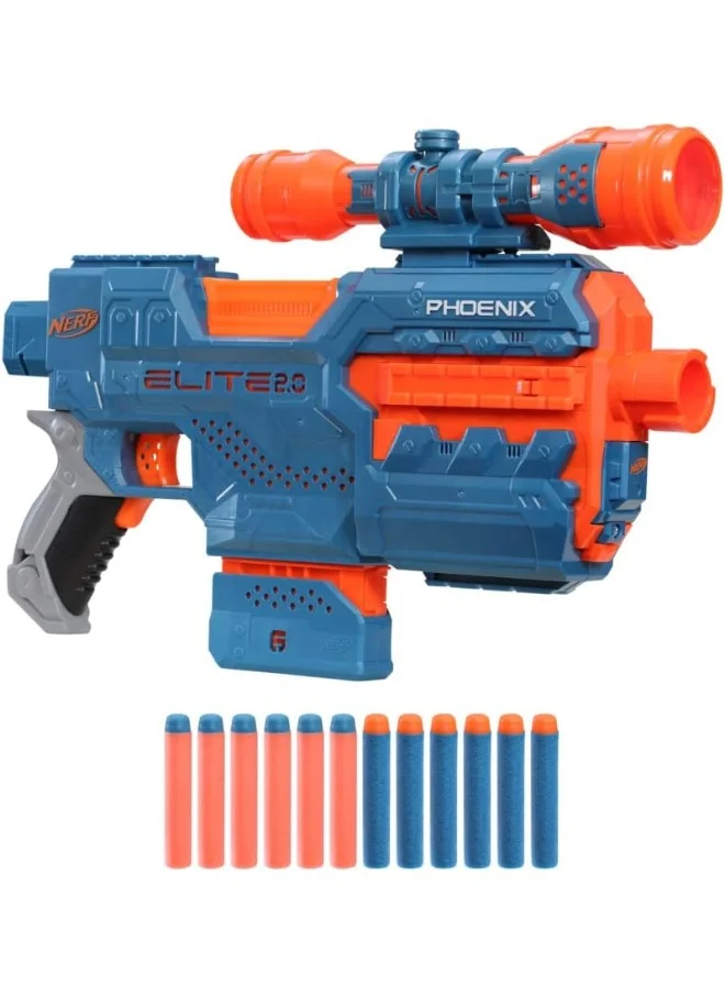 نيرف Nerf Elite 2.0 Phoenix CS-6 Motorized Blaster