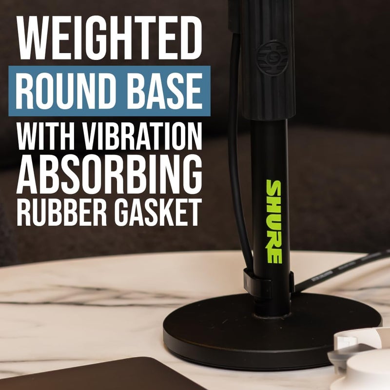 Gator Shure by Gator Round Base Desktop Microphone Stand - Image 4