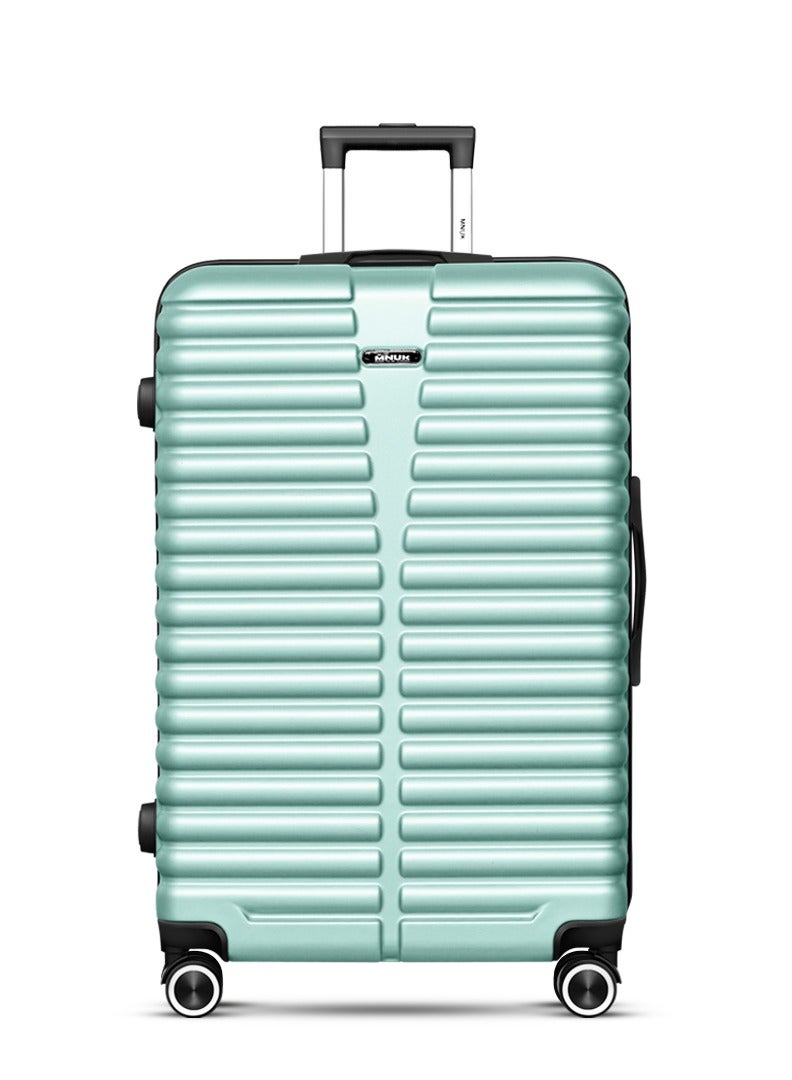 MNUK Destiny Set of 2 Luggage | Cabin-20 Inch, Large-28 Inch| Hardside Soft Handle Trolley with TSA Lock |Double 360° 4 Wheeler| Pista Green - Image 3