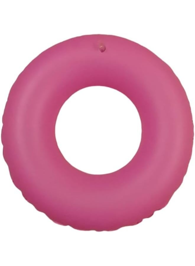 Plastic Round Baby Swimming Float – 60 CM, Rose, Safe & Comfortable Infant Pool Float - Image 2