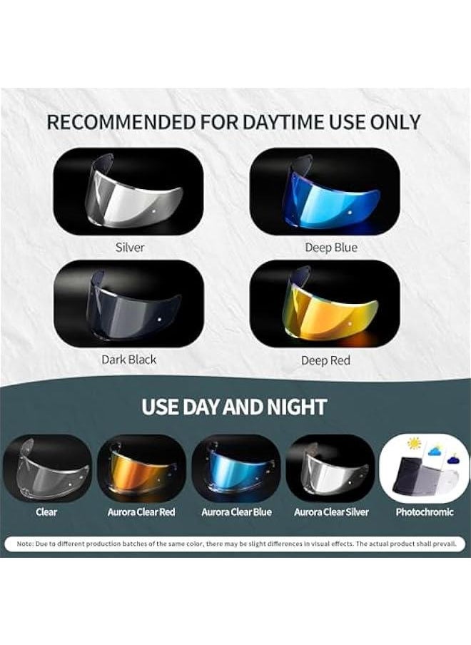 Deep Blue Replacement Motorcycle Helmet Visor for LS2 FT2 VECTOR Sedici Strada 2 Strada 3 FF801 FF397 Face Shield