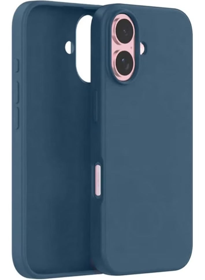 حافظة سيليكون سائلة لهاتف آيفون 16 - تصميم فائق النحافة مع بطانة ميكروفايبر مضادة للخدش وحماية من السقوط - Image 2