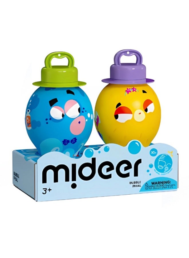 Mideer Bubble Phial Kids Bubble Toy – Cute Animal Bubble Blower for Outdoor Play, Portable Bubble Bottle Toy for Kids 3+ - Image 1