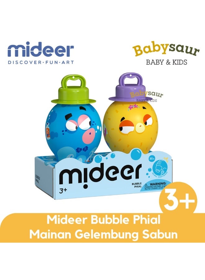Mideer Bubble Phial Kids Bubble Toy – Cute Animal Bubble Blower for Outdoor Play, Portable Bubble Bottle Toy for Kids 3+ - Image 2