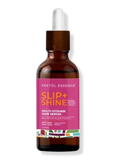 kreyol essence Kreyol Essence - 2 Oz Protect + Shine Hair Serum, Lightweight Moringa Oil Treatment, Multivitamin Hair Serum, Haitian Black Castor Oil, Grape Seed, Squalane and Argan Oil  - Image 1