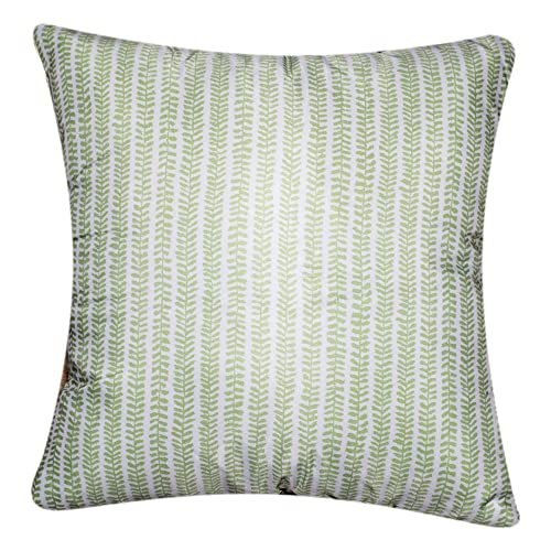 Vendola Satin 250TC Sofa Cushion Pillow Covers, Multicolor, Set of 5 Cushion Covers (24X24 Inches, Denver) - Image 3