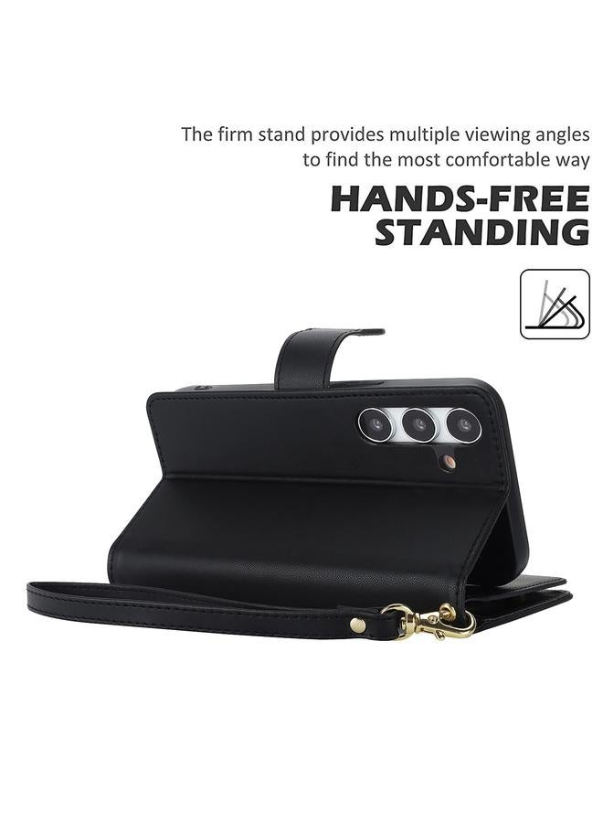 S-TOP Case For Samsung Galaxy S24 Ultra 5G Multi-Card Wallet RFID Leather Phone Case - Image 3