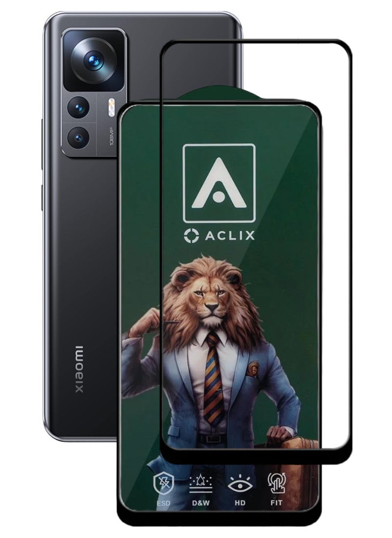 ACLIX Antistatic ESD Dustproof Premium Quality High Definition Tempered Glass Screen Protector Designed For Xiaomi 12T Pro - Image 1