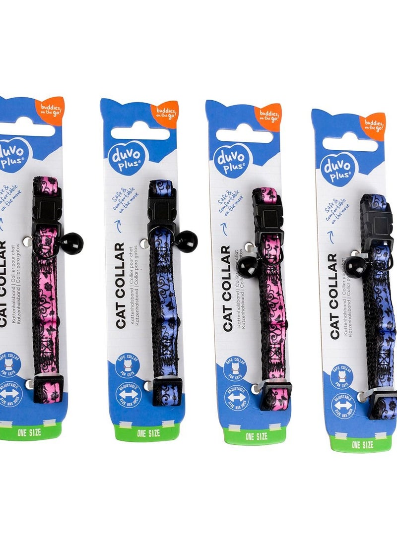 duvo Plus Cat Collar Lace Nylon Mixed Colors - Image 2