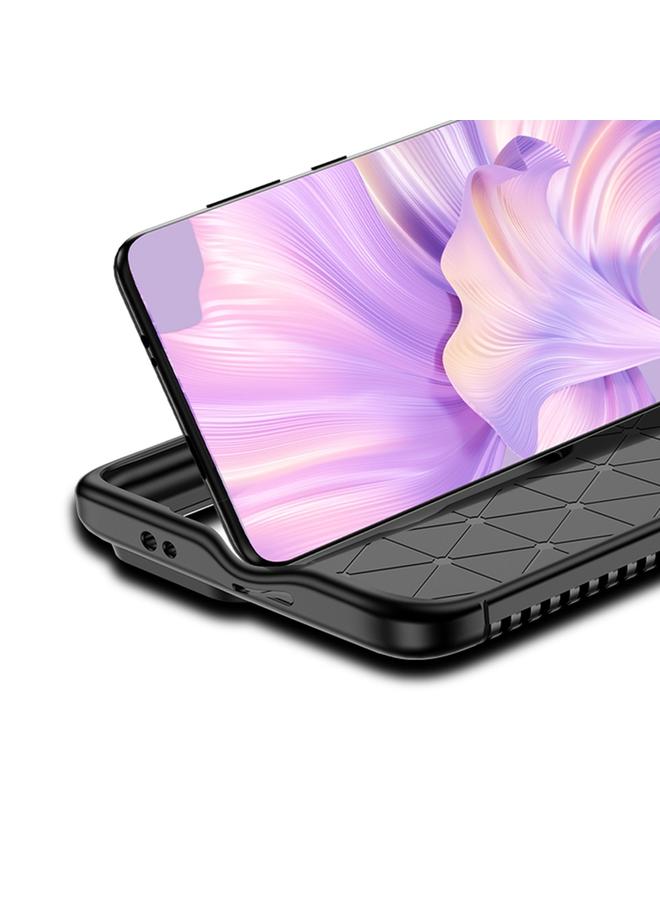 زبون جراب لهاتف Huawei P60 Pro مصنوع من ألياف الكربون ومقاوم للصدمات من مادة TPU - Image 4