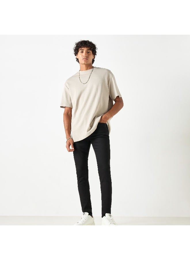 Lee Cooper Lee Cooper jeans with Pockets and Button Closure - Image 4