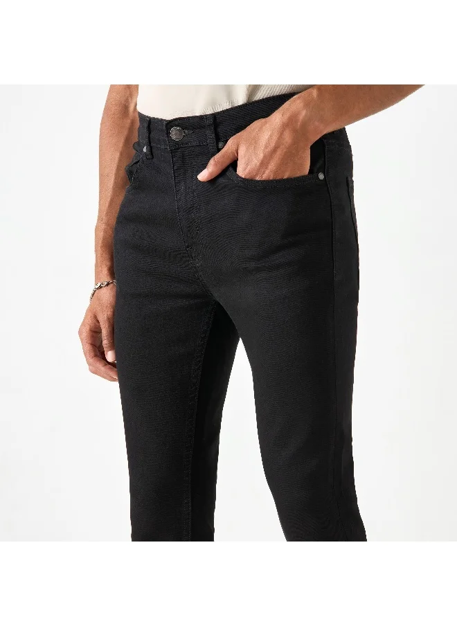 Lee Cooper Lee Cooper jeans with Pockets and Button Closure