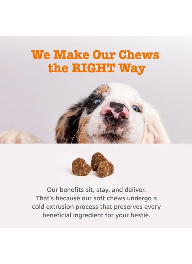 Zesty Paws - Probiotics for Dogs - Digestive Enzymes for Gut Flora, Digestive Health, Diarrhea & Bowel Support - Clinically Studied DE111 - Dog Supplement Soft Chew for Pet Immune System - Adv, 90ct - Image 1
