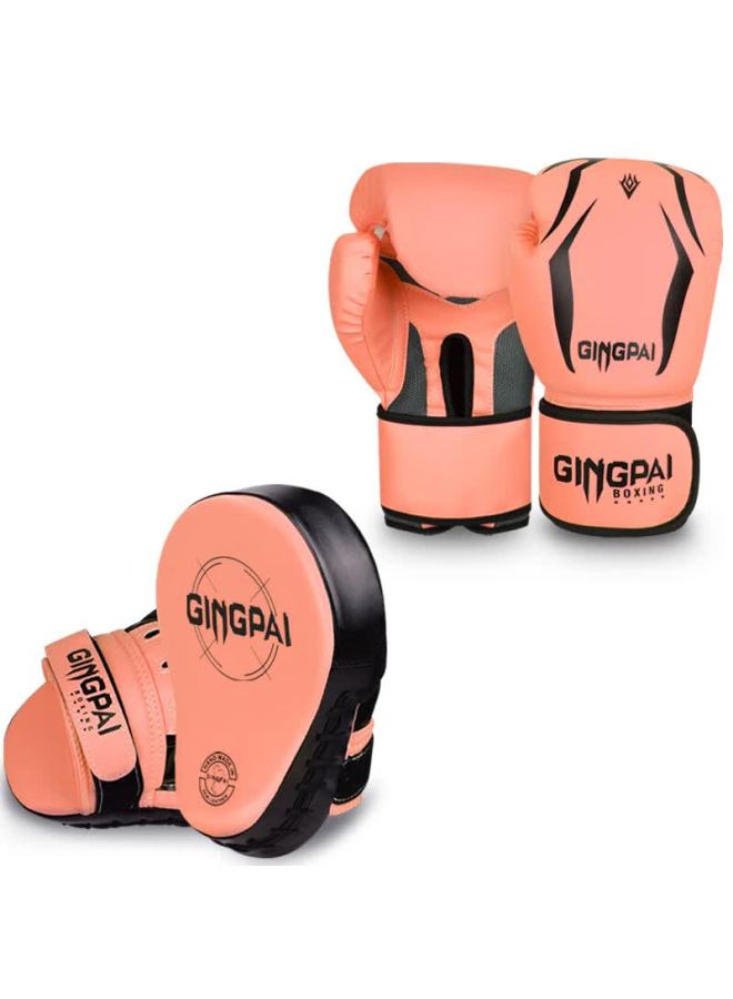 Competing pie Jingpai Boxing Gloves, Hand Target, Foot Target For Adults And Children, Parent-child Set, Punching Bag, Training Target For Muay Thai And Fighting, 10oz - Image 2