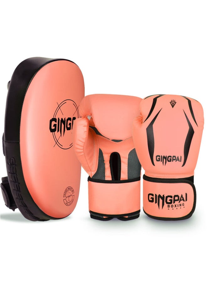 Competing pie Jingpai Boxing Gloves, Hand Target, Foot Target For Adults And Children, Parent-child Set, Punching Bag, Training Target For Muay Thai And Fighting, 10oz - Image 1