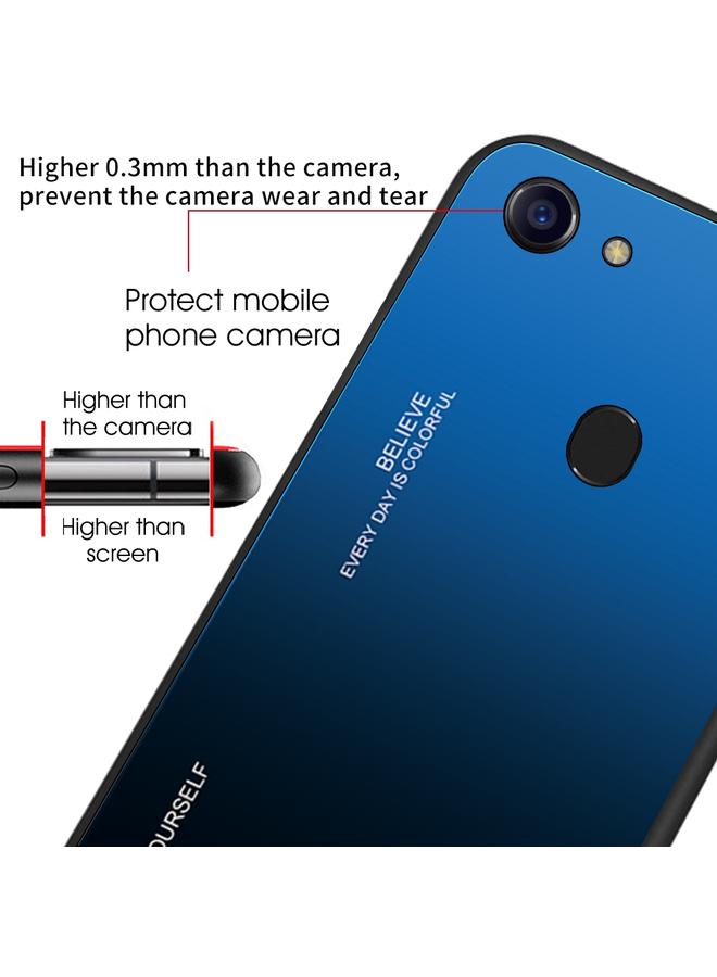S-TOP Case For OPPO F5 Gradient Color Glass Case - Image 3