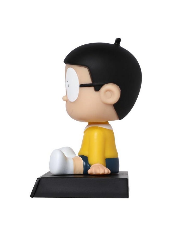 TechPro Techpro Super Hero Action Figure Limited Edition Bobblehead with Mobile Holder for Car Dashboard, Office Desk & Study Table- (Nobita)  - Image 3