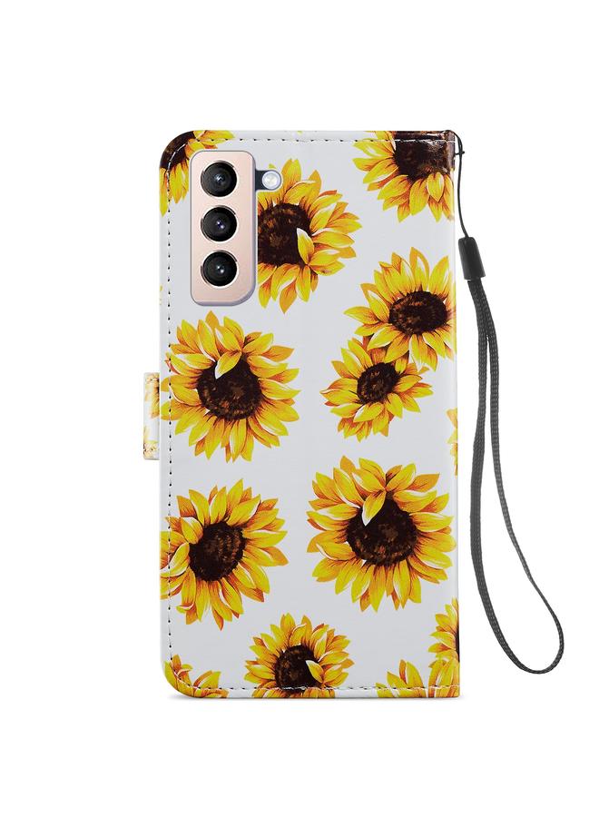 S-TOP Case For Samsung Galaxy S21+ 5G Painted Pattern Horizontal Flip Leather Case with Holder & Card Slots & Photo Frame - Image 3