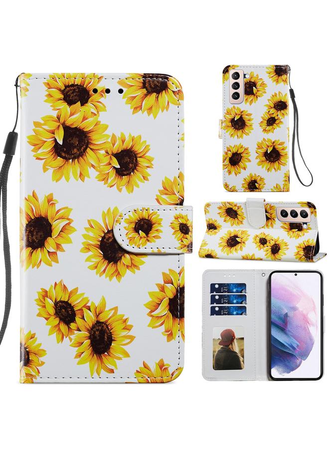 S-TOP Case For Samsung Galaxy S21+ 5G Painted Pattern Horizontal Flip Leather Case with Holder & Card Slots & Photo Frame - Image 1