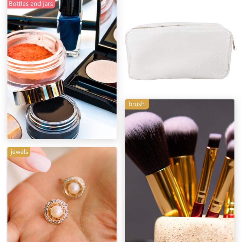 💄 حقيبة مكياج صغيرة محمولة منسقة مستحضرات تجميل للسفر للنساء - Image 4