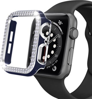 Apple Watch 7 41MM Compatible Double Row Polished Stone Rubber Case Cover - pzsku/Z547CFE7A77A0F02B5130Z/45/_/1725793219/61d496d3-85a4-4525-8ab1-7772de8f9b2e