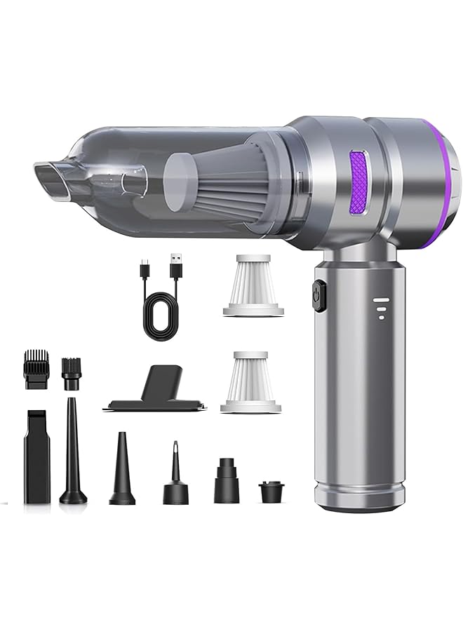 Bentifar 4-In-1 Cordless Handheld Car Vacuum & Blower, 22000Pa Strong Suction, Brushless Motor, 130000Rpm 3-Speed, Type-C Charging, Mini Portable Vacuum Cleaner For Car, Home, Office, Pet Hair - Image 1