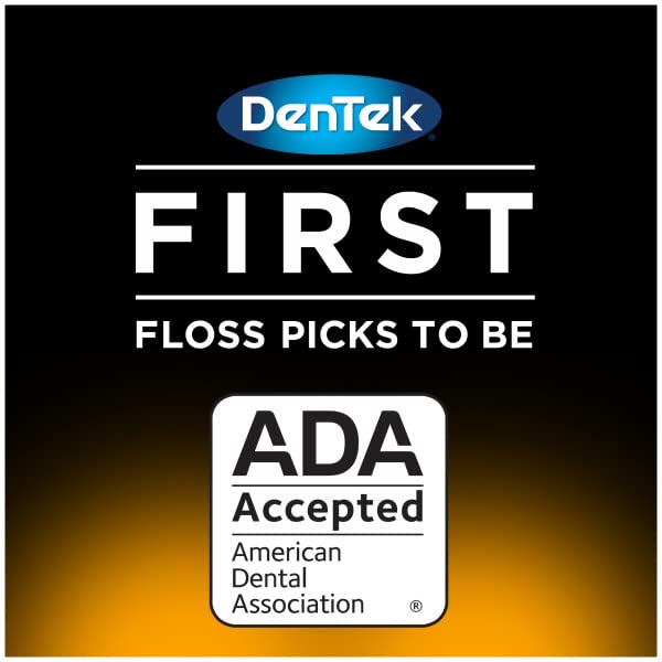 Dentek Floss Picks Comfort Clean Sensitive Gums Floss Picks, Soft & Silky Ribbon, 150 ct (Pack of 1) - Image 4