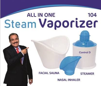 Control D All-in-One Steamer for Cold and Cough - Inhaler Vaporizer, Facial Steamer for Face and Nose, Water Vaporizer for Kids and Adults, White - Image 5