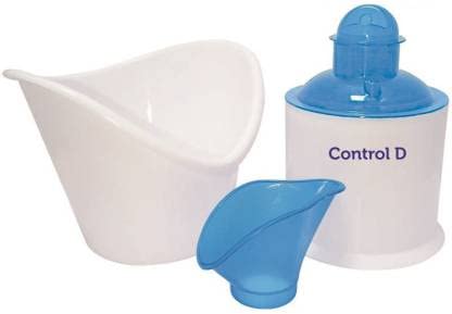 Control D All-in-One Steamer for Cold and Cough - Inhaler Vaporizer, Facial Steamer for Face and Nose, Water Vaporizer for Kids and Adults, White - Image 1