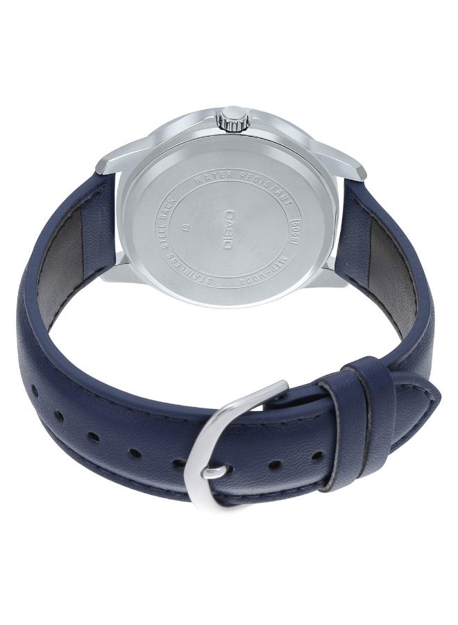 CASIO Men Leather Analog Watch MTP-V004L-2BUDF - Image 2