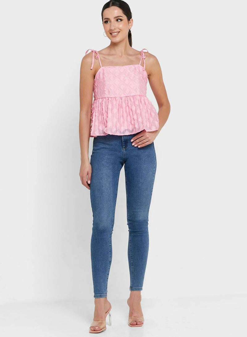 VERO MODA Textured Cami Top - Image 4