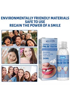 EELHOE Tooth Repair Kit - Teeth Replacement Kit for Temporary Restoration of Missing & Broken Teeth Replacement Dentures, DIY Heat Fit Beads  - Image 5