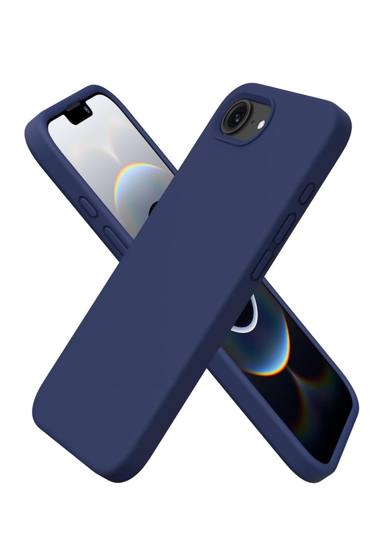 BORTONY iPhone 16e Case Cover Premium Silicone with Soft Microfiber Lining Anti-Scratch Shockproof Protective Phone Cover for iPhone 16e 6.1-inch  - Image 1