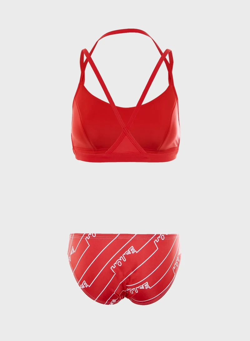 House of Holland x Speedo Monogram Bikini Set