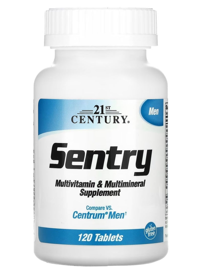 21st Century مكمل متعدد الفيتامينات والمعادن 120 قرصًا - Image 1