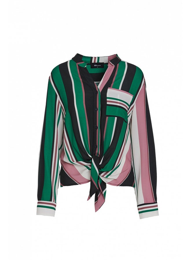 BSB Printed shirt with front knot  - Image 1