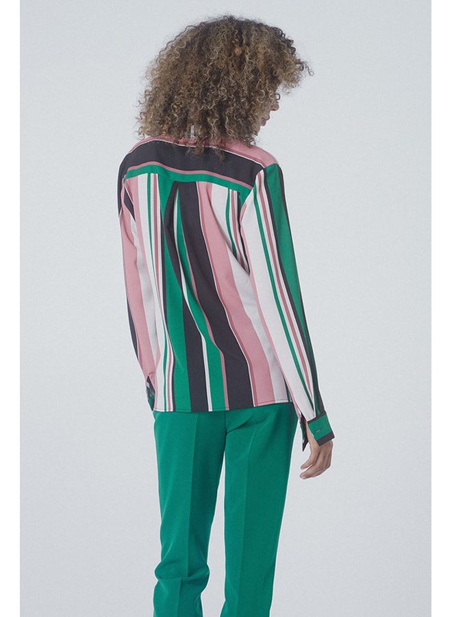 BSB Printed shirt with front knot  - Image 4