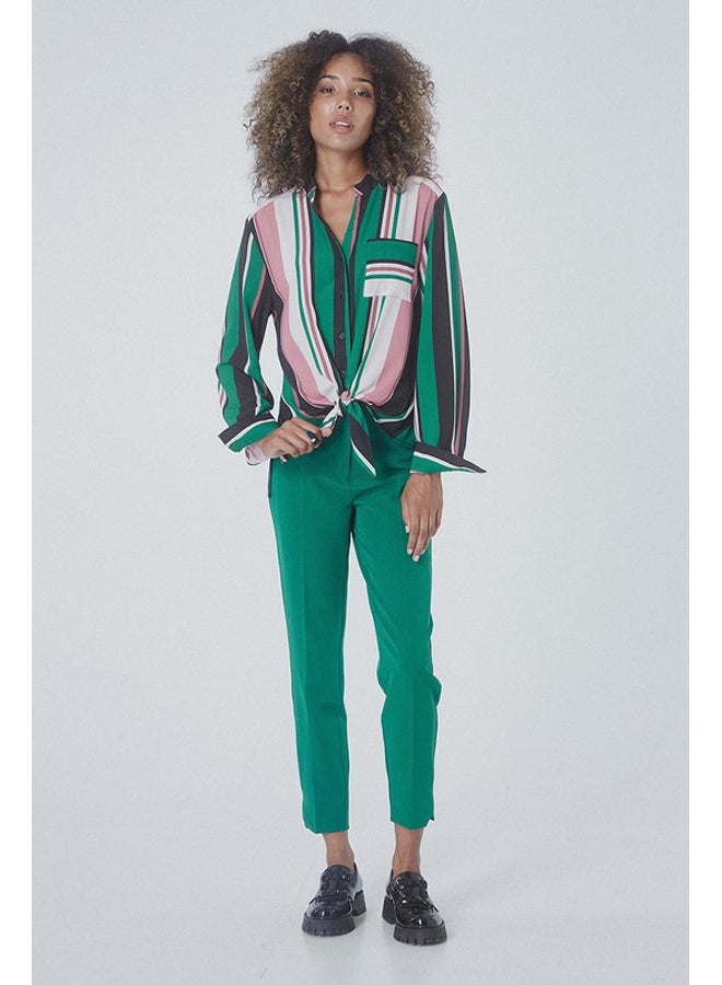 BSB Printed shirt with front knot  - Image 2