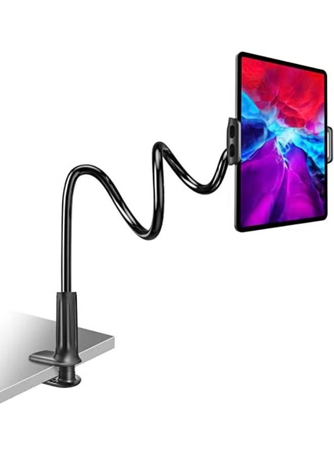 شوبي Universal Tablet Mount Holder 360 Flexible Lazy Arm Holder Clamp Mount Bracket Bed for 4"-10.6" iPad Air Pro mini, Samsung, Huawei Tab