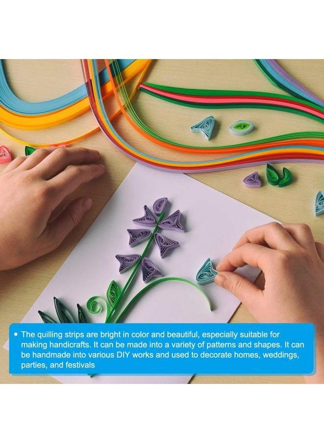 PATIKIL Quilling Strips Paper 120pcs 1/8"(3mm) 54cm Origami Paper Quilling Strip for Art DIY Hand Craft Christmas White - Image 4